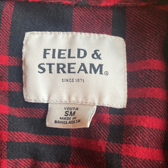 *FINAL SALE* Kids Field and Stream Button Down Size Youth Small - Picture 2 of 4